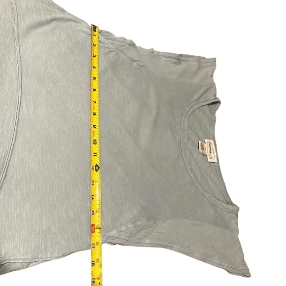 For the Republic Light Blue Dolman shortsleeve T Shirt-size Small - Picture 8 of 8